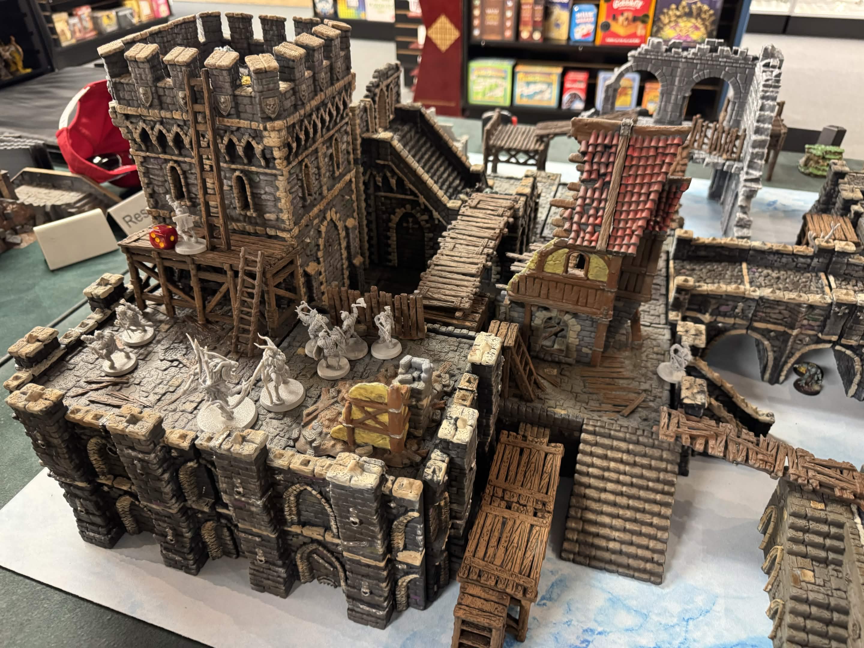 A beastman wizard and his warband explore the frozen city of Felstad.