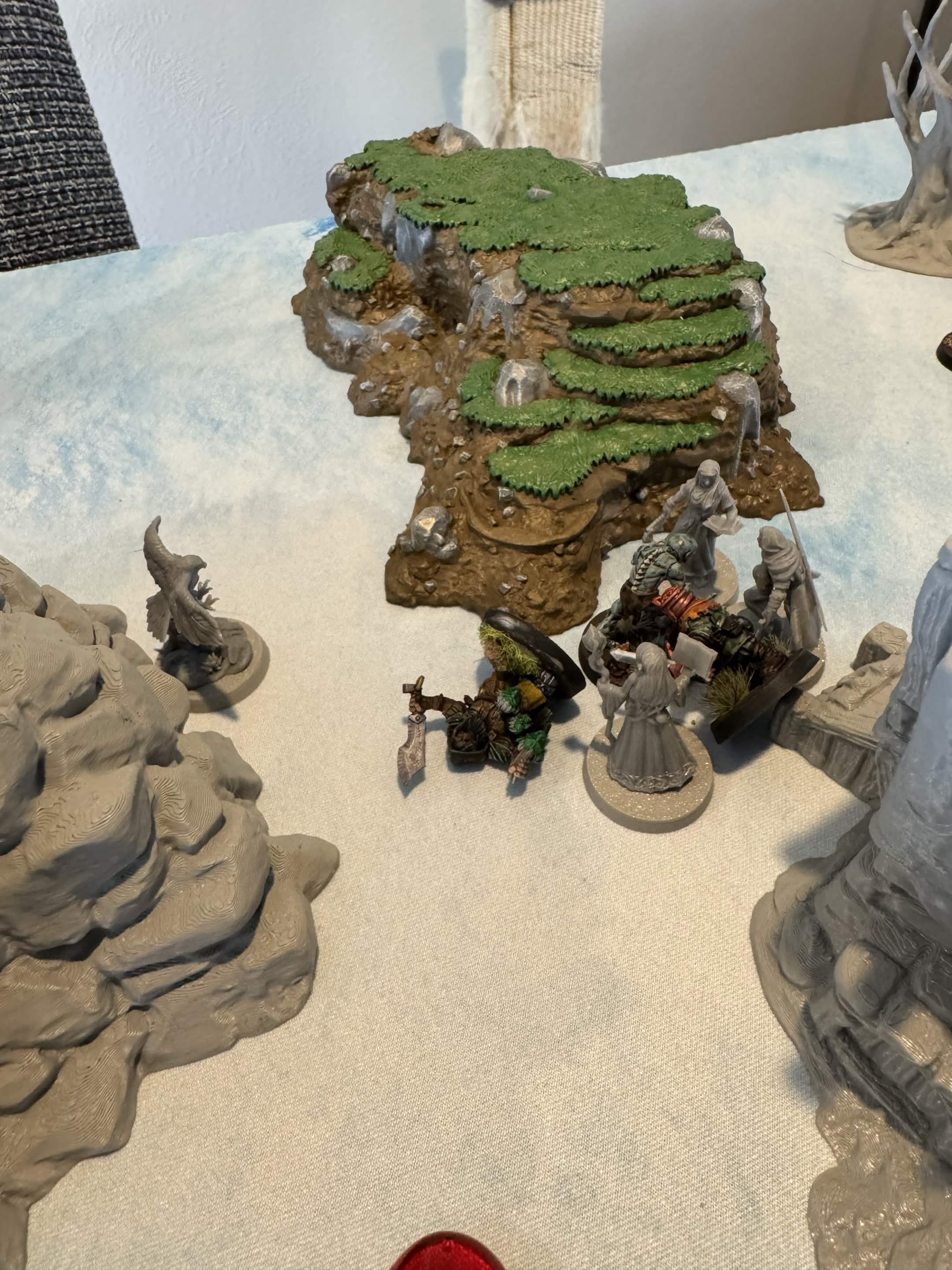 Rangers advance through a dungeon corridor in Rangers of Shadow Deep.